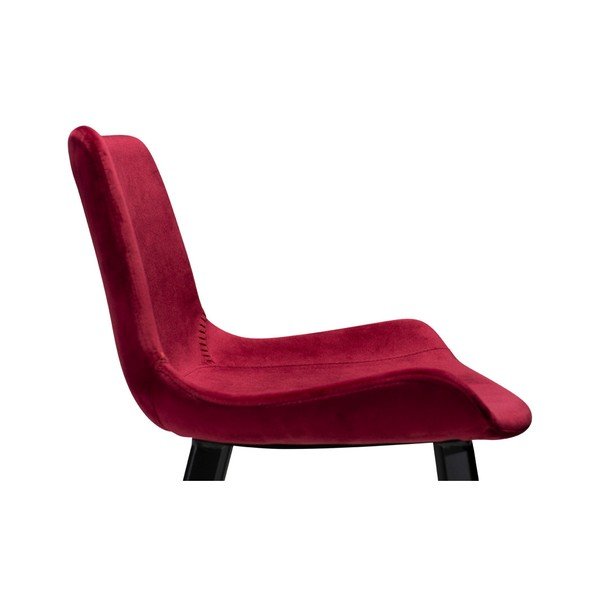 Czerwony hoker DAN–FORM Denmark Hype Velvet-image-3