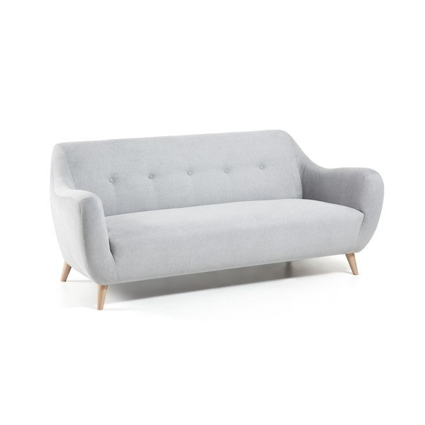 Jasnoszara sofa Kave Home Opal-image-1