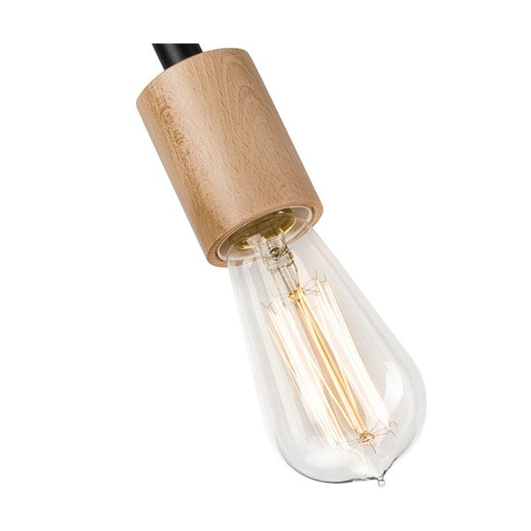 Czarno-naturalna kolorze lampa sufitowa Cameron – LAMKUR-image-4