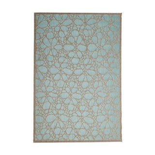 Niebieski dywan odpowiedni na zewnątrz Floorita Fiore, 135x190 cm