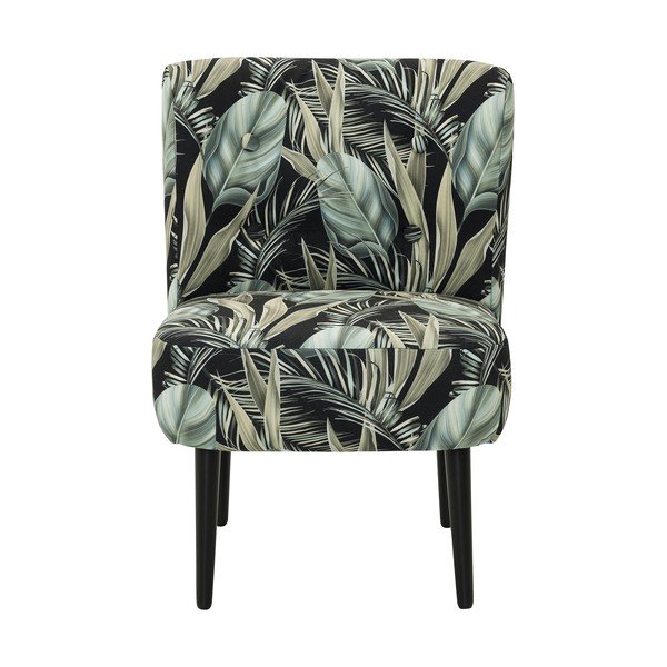 Czarno-zielony fotel Max Winzer Fiona Carribean-image-2