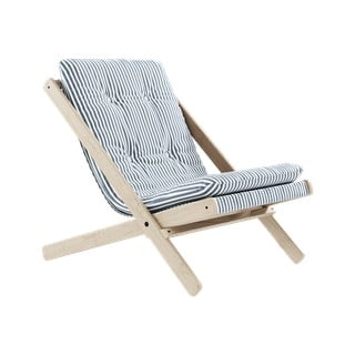 Fotel rozkładany Karup Design Boogie Raw/Beach Blue