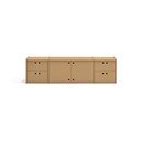 Szafka pod TV w naturalnym kolorze 157x42x40 cm Wally – Teulat