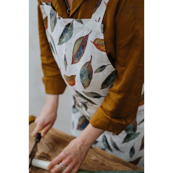 Lniany fartuch Golden Fall – Linen Tales-image-1