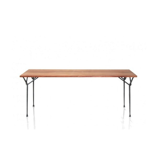 Stół z blatem z drewna orzecha Magis Officina, 200 x 90 cm