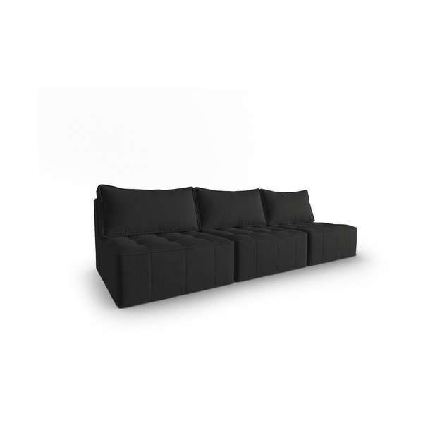 Czarna sofa 240 cm Mike – Micadoni Home-image-1