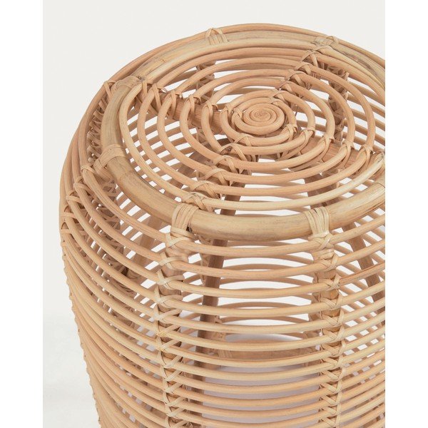 Rattanowy okrągły stolik ø 45 cm Kohana – Kave Home-image-1