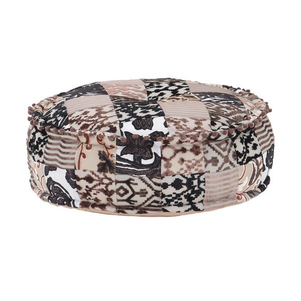 Puf Brown Patchwork