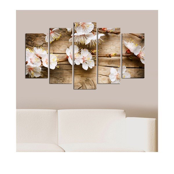 Obraz wieloczęściowy Flower In The Blossom, 110x60 cm-image-1