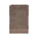 Szarobrązowy bawełniany ręcznik frotte 50x70 cm Classic – Zone