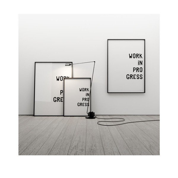 Plakat Work in progress, 100x70 cm-image-1