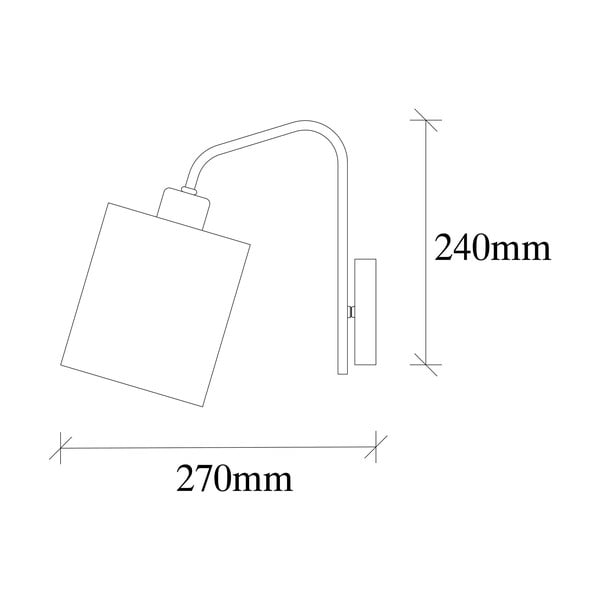 Kinkiet w biało-srebrnym kolorze Ve – Opviq lights-image-4