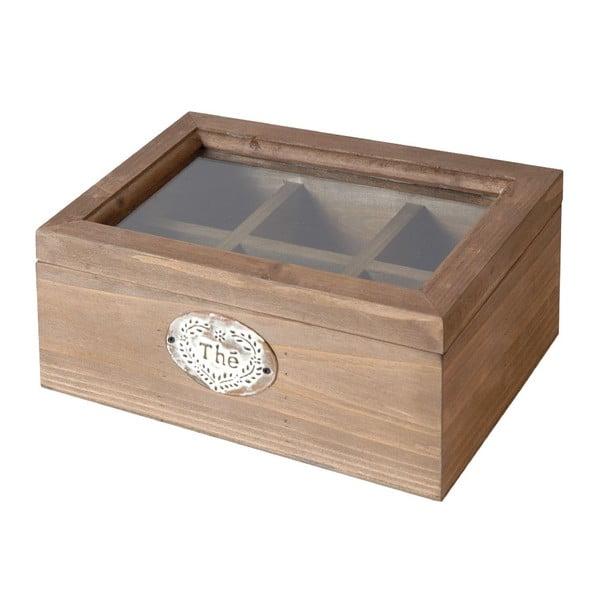 Drewniane pudełko na herbatę Antic Line Thé