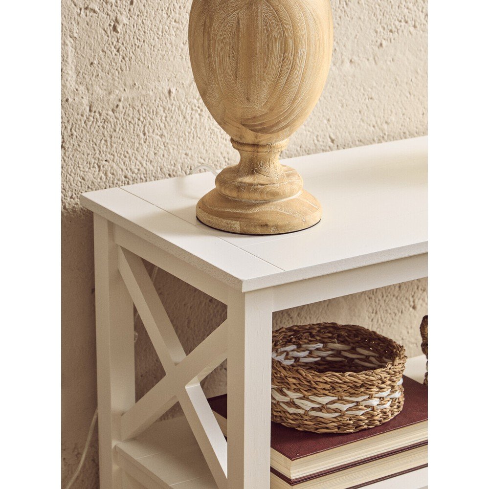 Biały regał z litego drewna sosnowego 40x81x81 cm Heritage – Premier Housewares (zdjęcie 10)