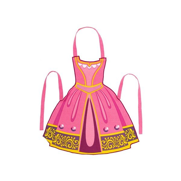 Fartuszek dziecięcy z bawełny z recyklingu Princess – Tiseco Home Studio