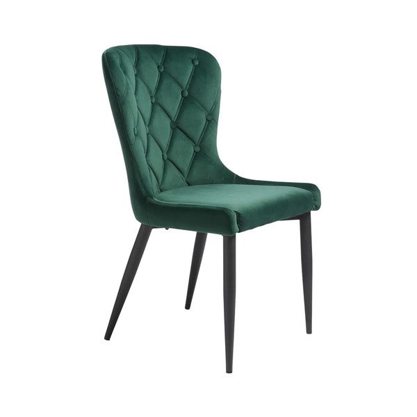 Zielone aksamitne krzesło Granby – Unique Furniture