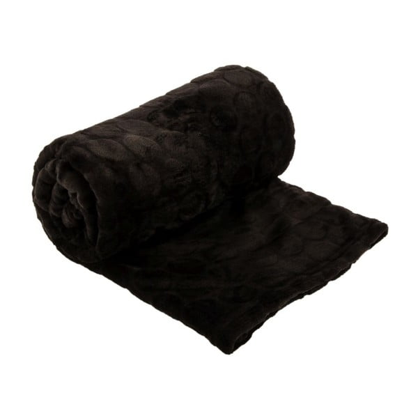 Pled Softy Noir, 125x150 cm