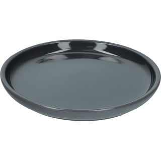 Ciemnoszary talerz ceramiczny Mikasa Serenity, ø 20 cm