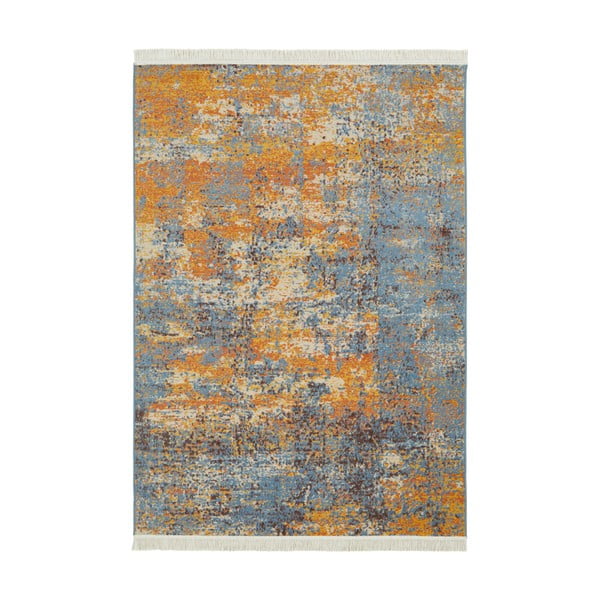 Kolorowy dywan z domieszką bawełny z recyklingu Nouristan, 80x150 cm