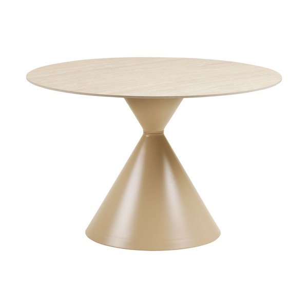 Okrągły stół z ceramicznym blatem ø 120 cm Annecy – House Nordic-image-2