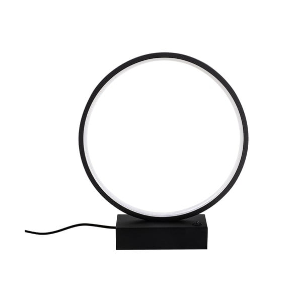 Czarna lampa stołowa LED (wysokość 35 cm) Halka – Opviq lights
