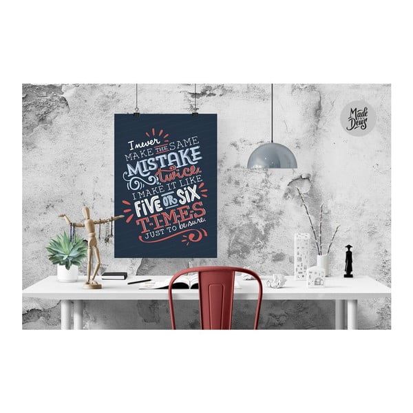 Plakat The Same Mistake, A3-image-1