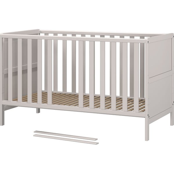 Kremowe łóżeczko z litego drewna 70x140 cm Alkmaar – Germania-image-4