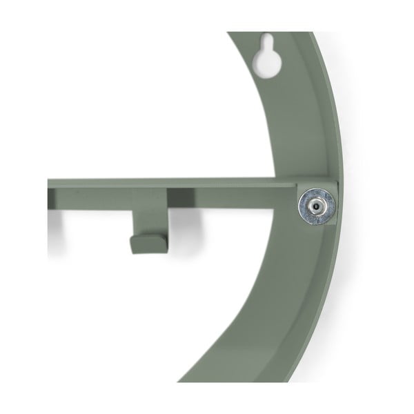 Szarozielona metalowa wisząca/z lustrem szafka łazienkowa 35x35 cm Sonnet – Spinder Design-image-2