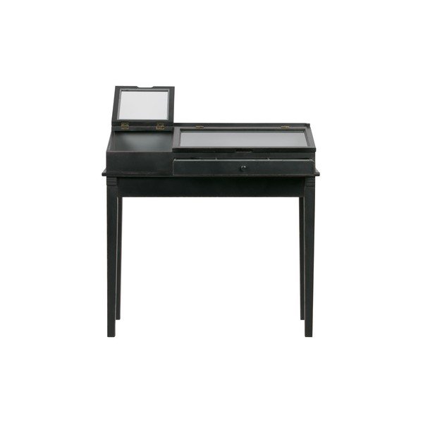 Czarny drewniany stolik z gablotkami BePureHome-image-3