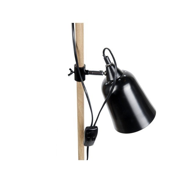 Czarna lampa podłogowa Leitmotiv Jungle-image-1