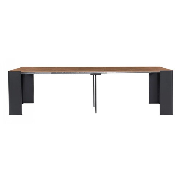 Czarna/w naturalnym kolorze konsola 50x110 cm Albane – Bobochic Paris-image-2