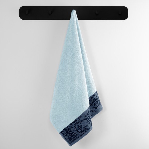 Niebieski bawełniany ręcznik kąpielowy frotte 70x140 cm Crea – AmeliaHome-image-1