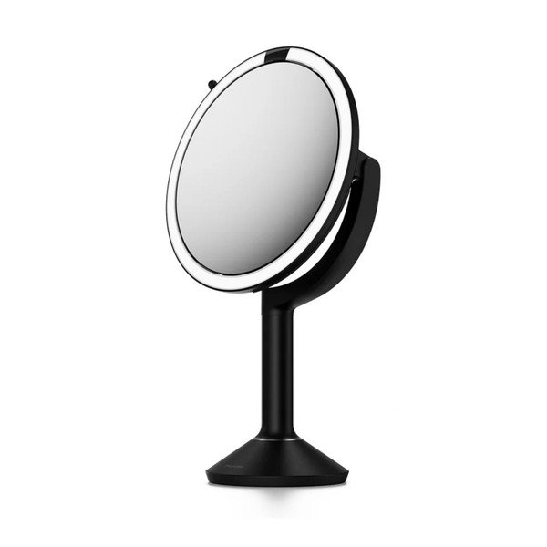 Lustro z oświetleniem/powiększające (powiększenie 5x/powiększenie 10x) kosmetyczne ø 20 cm Trio – simplehuman