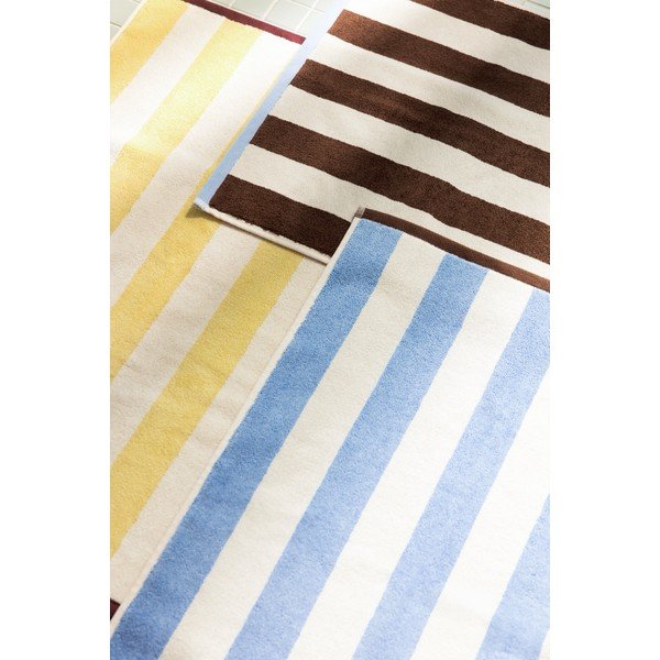 Niebieski tekstylny dywanik łazienkowy 50x80 cm Gobo – noo.ma-image-4