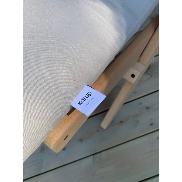 Fotel składany Karup Design Boogie Raw/Brown-image-1