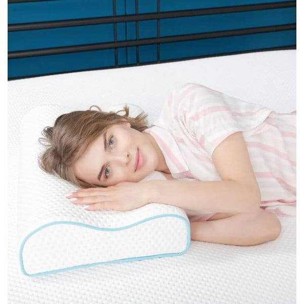 Poduszka ortopedyczna wypełniona pianką pamięciową 42x61,5 cm – Mila Home-image-4