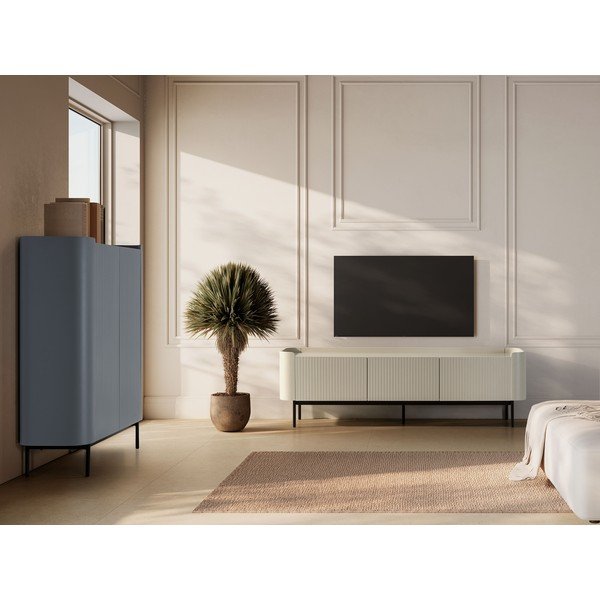 Szaroniebieska szafka 100x140x40 cm Willa – MOME-image-1