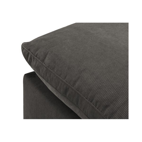 Ciemnobrązowa narożna część sztruksowej sofy modułowej Windsor & Co Sofas Galaxy, prawostronna-image-4