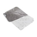 Biało-szary bawełniany koc dziecięcy 80x80 cm Strenenzauber – Roba