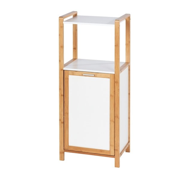 Biały bambusowy regał łazienkowy 40x95 cm Finja – Wenko-image-1