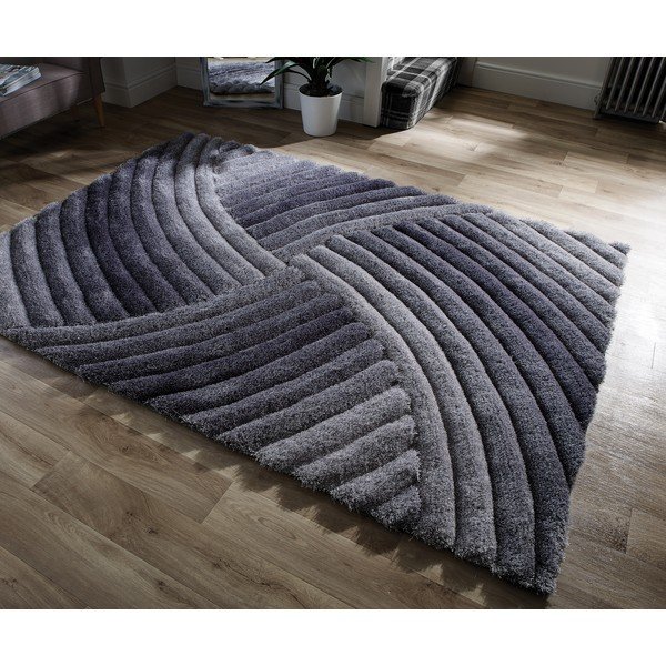 Szary dywan Flair Rugs Furrow, 160x230 cm-image-4