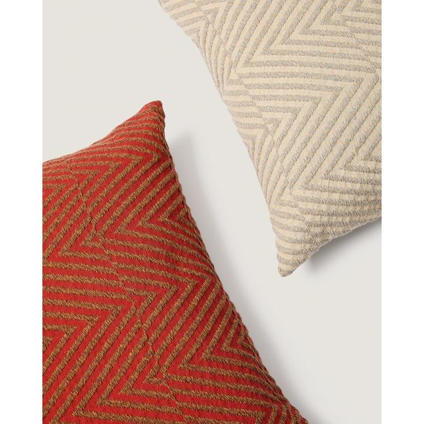 Poszewka na poduszkę żakardowa 50x50 cm Lunver – Kave Home-image-1