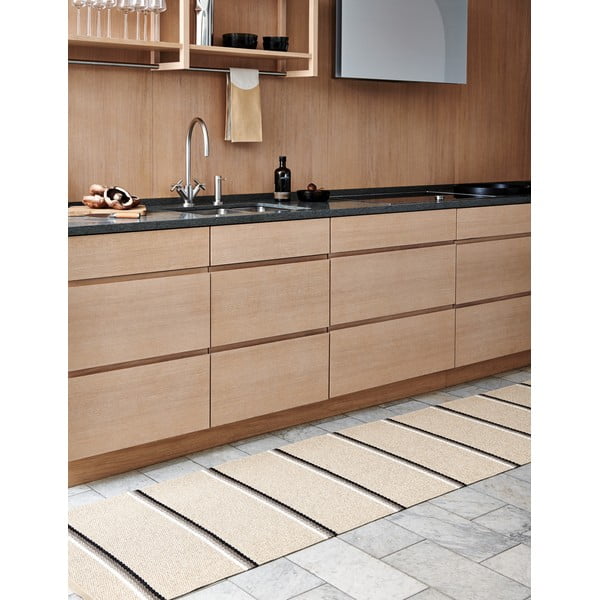 Beżowy dywan odpowiedni na zewnątrz 70x90 cm Olle Mud Beige – Pappelina-image-1