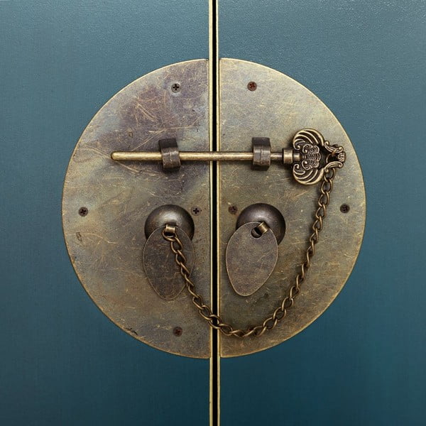 Niebieska szafka 63x131 cm Oriente – Ixia-image-3