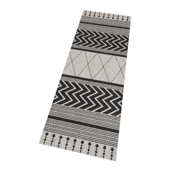 Szaro-czarny chodnik Zala Living Cook & Clean Novo, 60x180 cm-image-1