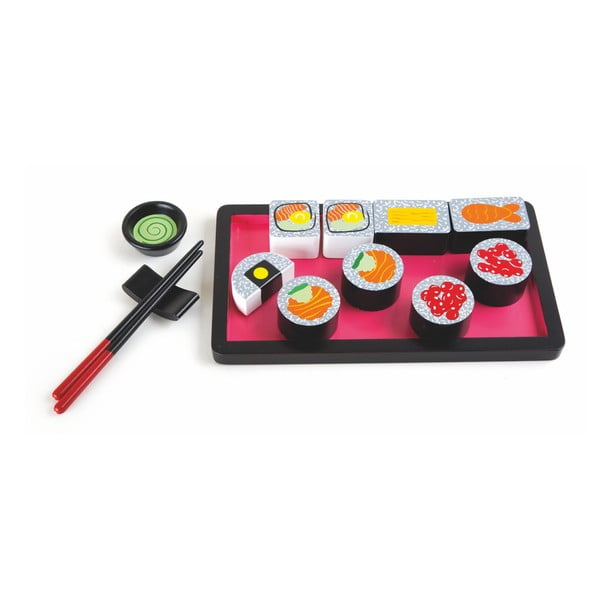 Zestaw drewnianego sushi do zabawy Legler Sushi Set
