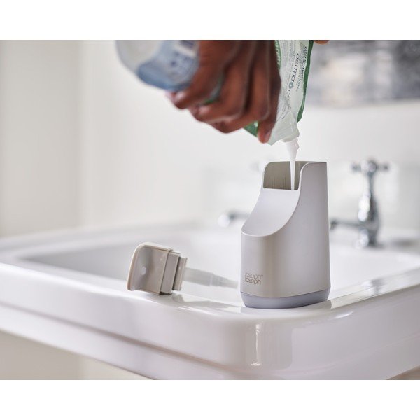 Beżowy plastikowy dozownik do mydła 350 ml Slim – Joseph Joseph-image-3