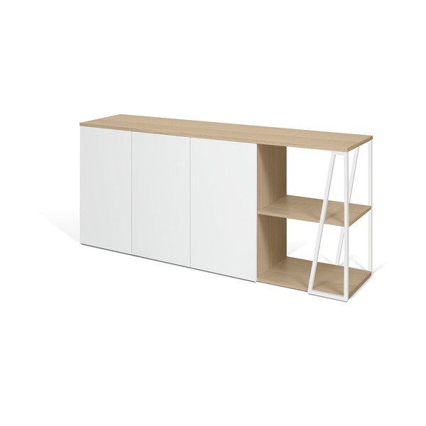 Biała komoda TemaHome Albi, szer. 190 cm-image-3