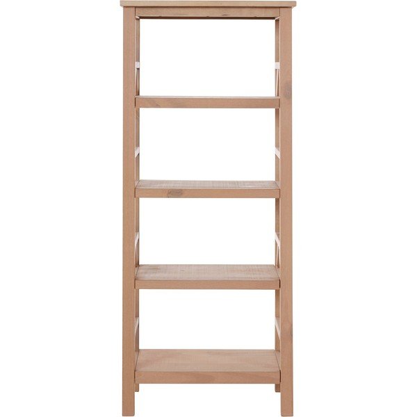 Regał z litego drewna sosnowego w naturalnym kolorze 62x138 cm Titian – Støraa