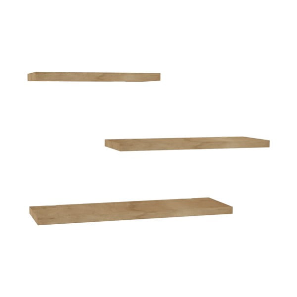 Półka w dekorze dębu zestaw 3 szt. Leila – Kalune Design-image-2